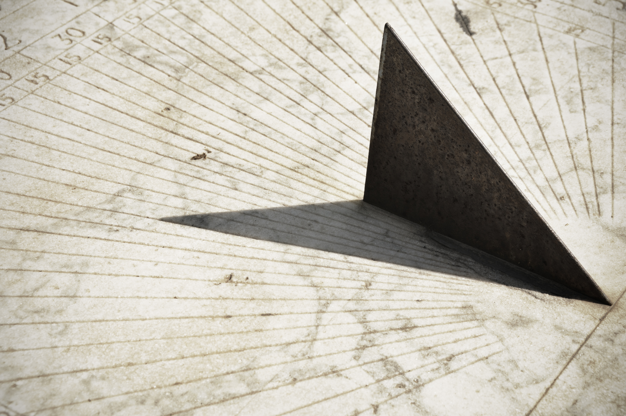 A sundial is a device that measures time by the position of the Sun.
