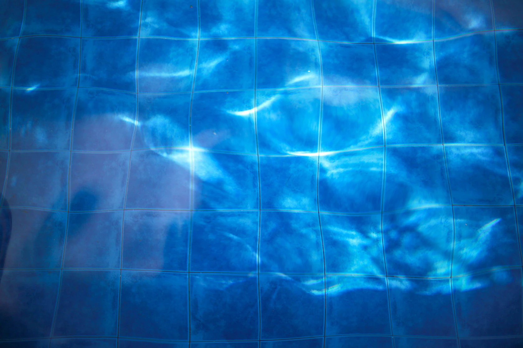 tranquil water in a pool.